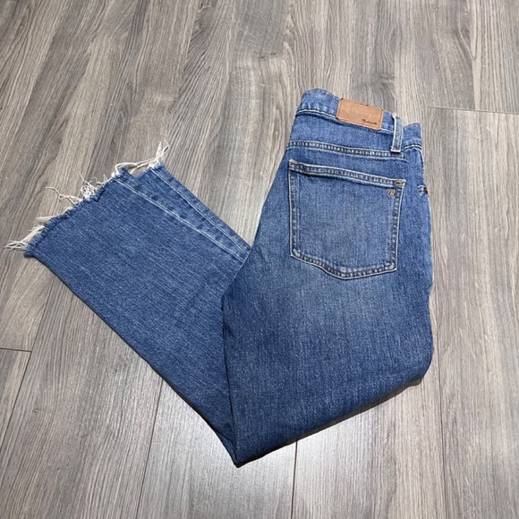 madewell perfect vintage blue jeans size 26 casual denim - Picture 3 of 6